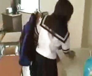 Japanir skólastelpa og kennarinn -unsencored-